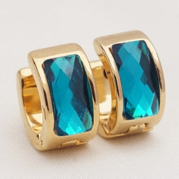 Yunkingdom 32 Pairs Different Style Fashion Geometric Stainless Steel Small Circle Hoop Earrings for Womens Girls Punk Jewelry daiiibabyyy